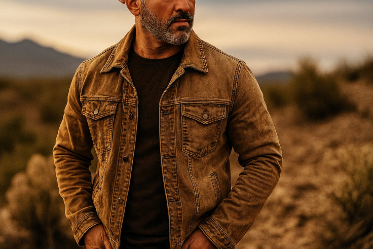 Veste Cow-Boy vintage homme 