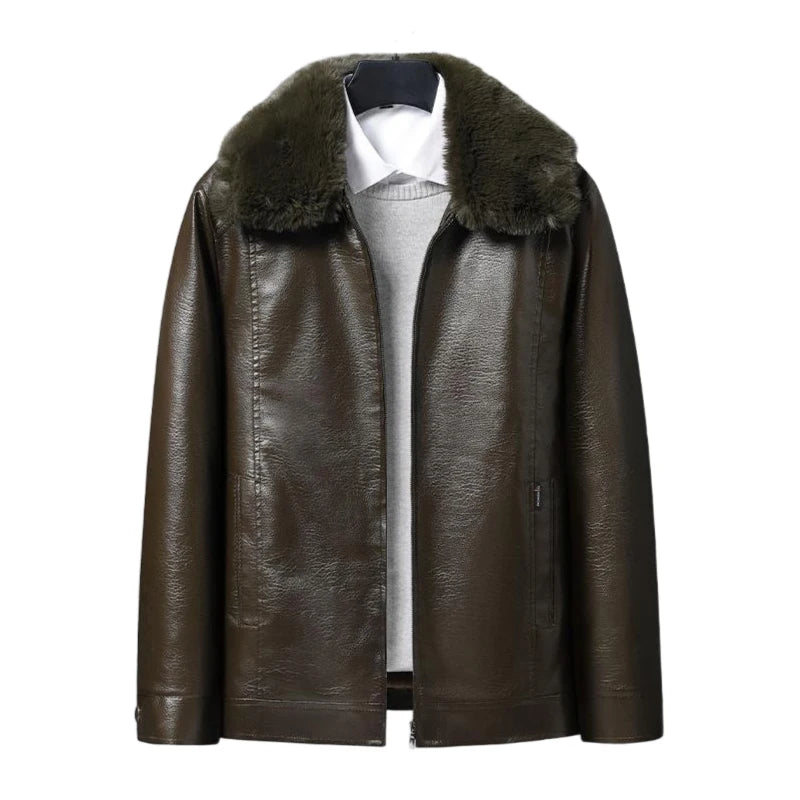 Veste flight hiver vintage cuir 