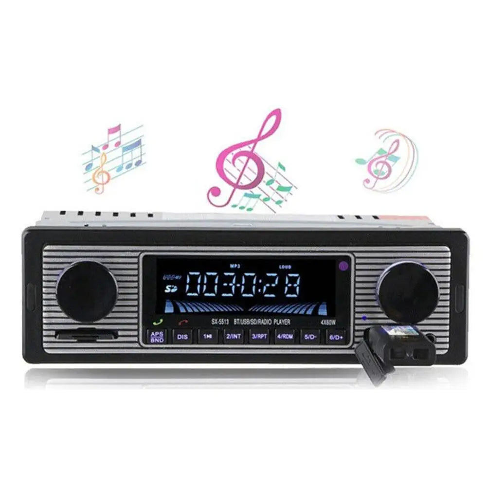 Vintage radio auto music