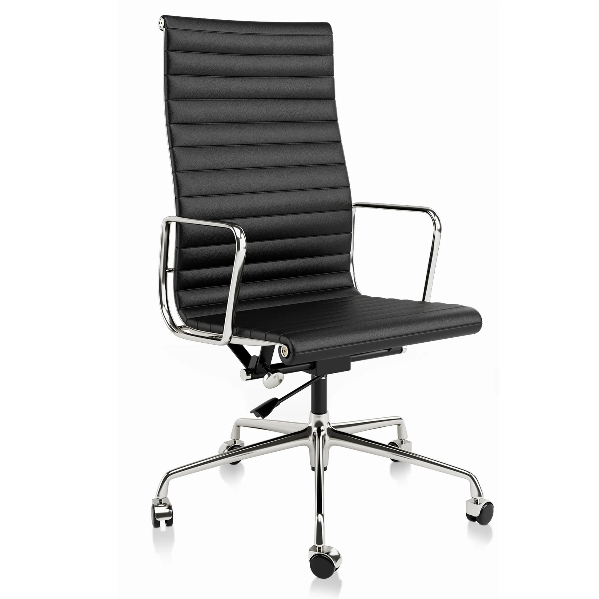 chaise de bureau vintage industrielle cuir 