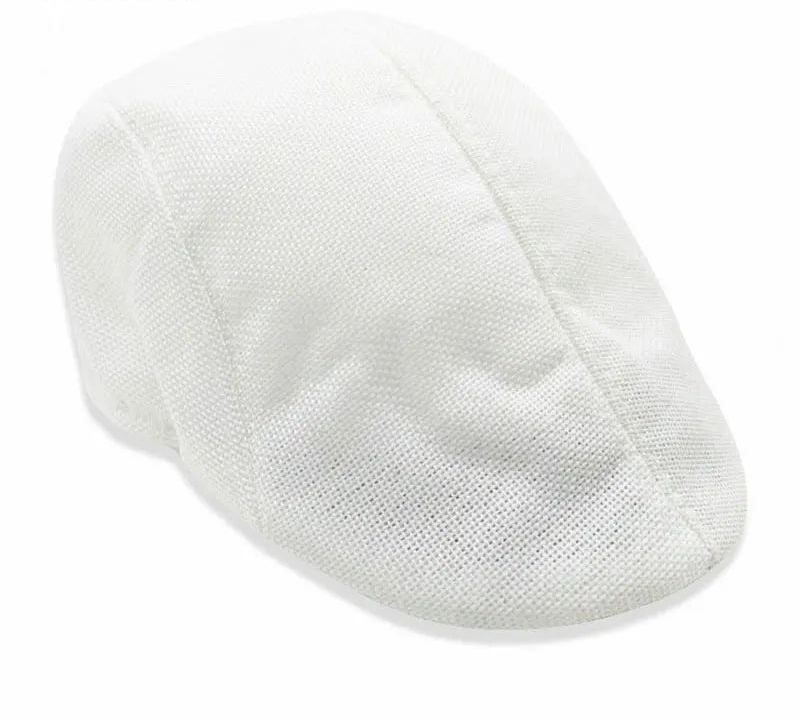 chapeau homme vintage blanc