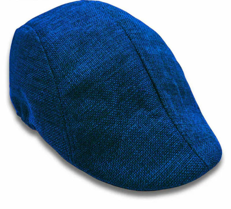 chapeau homme vintage bleu