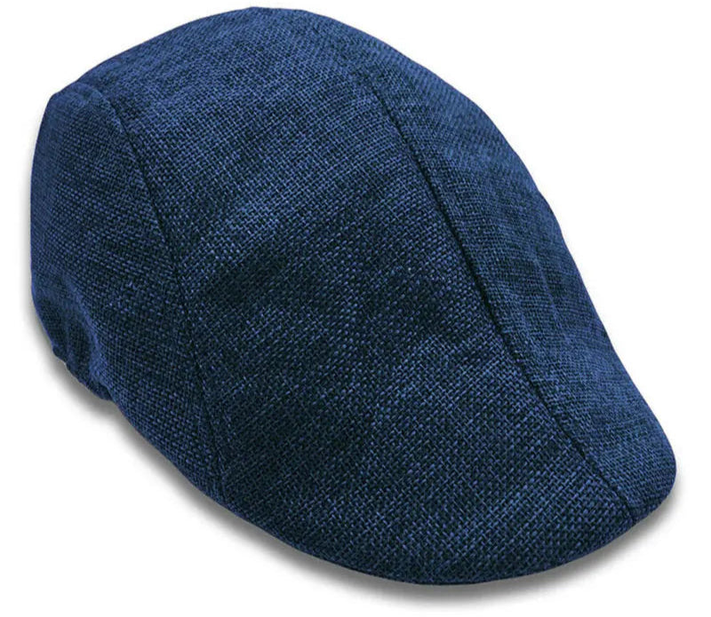 chapeau homme vintage bleu foncé