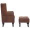 fauteuil chesterfield cuir vintage