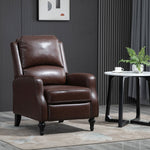 Fauteuil en cuir marron vintage - Vignette | StyleVintage™ 