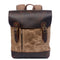 sac à dos en cuir vintage kaki