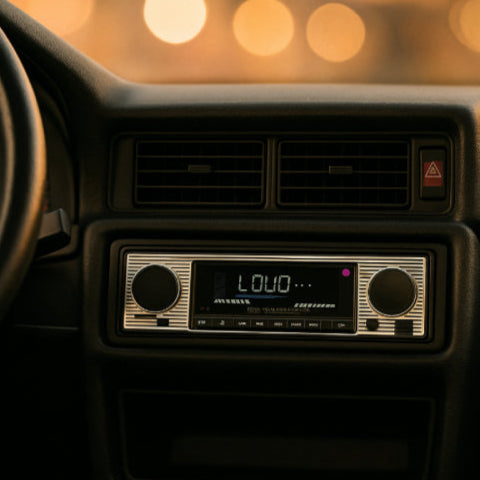 vintage radio auto voiture